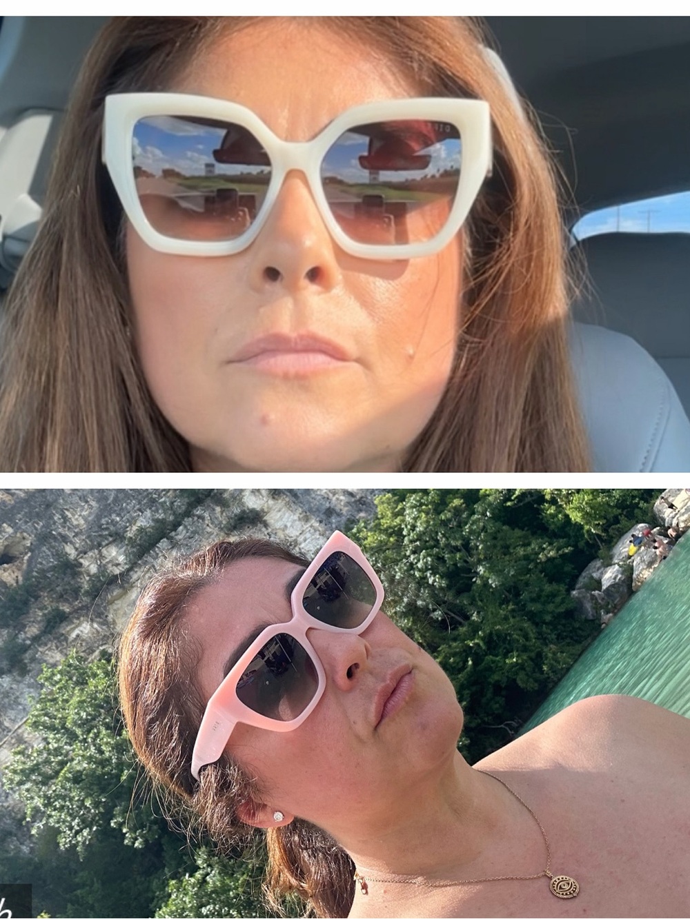 Diff Eyewear Cat-Eye Sunglasses Bundle of Two